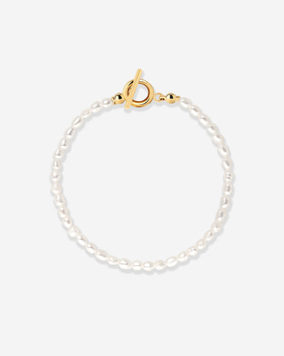 Lenis Loving Pearl Bracelet Gold