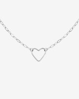 Loving Heart Necklace Silver
