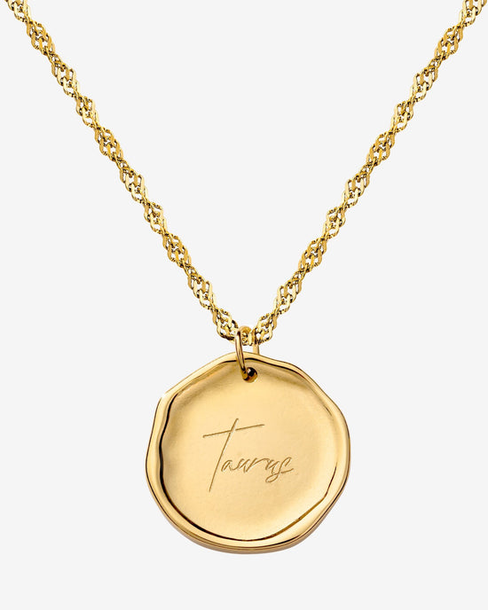 Zodiac Necklace – Gold