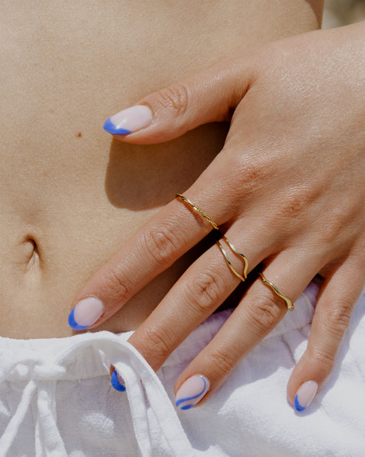 Flowing Ring Gold