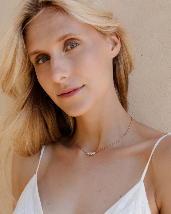 Painted Pink Necklace