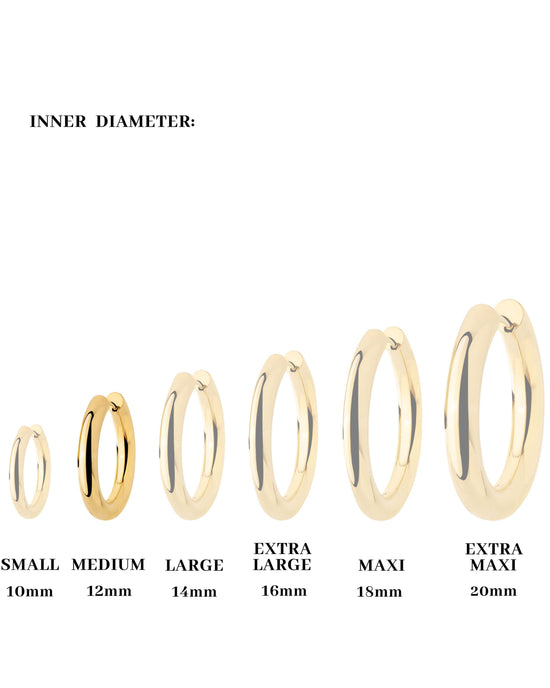 Chunky Hoop Set Medium