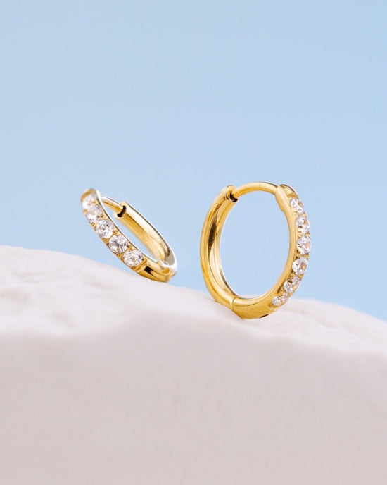 Glimmer Hoops Baby gold