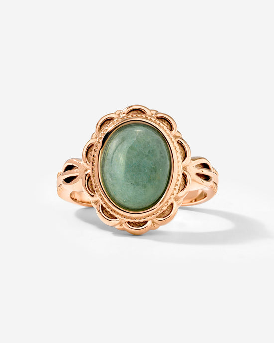 Sea Glass Rose Gold Ring