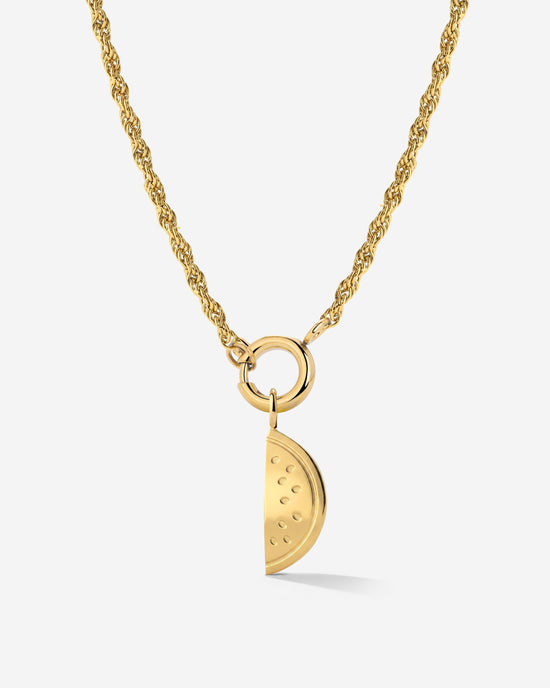 Melony Rope Chain Necklace Set Gold