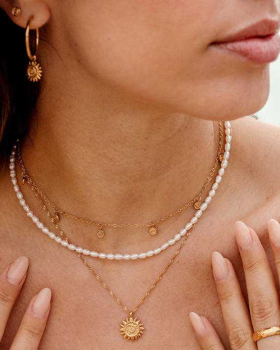Swirl'n Choker Rose Gold
