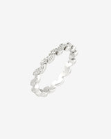 Petal Line Ring Silber