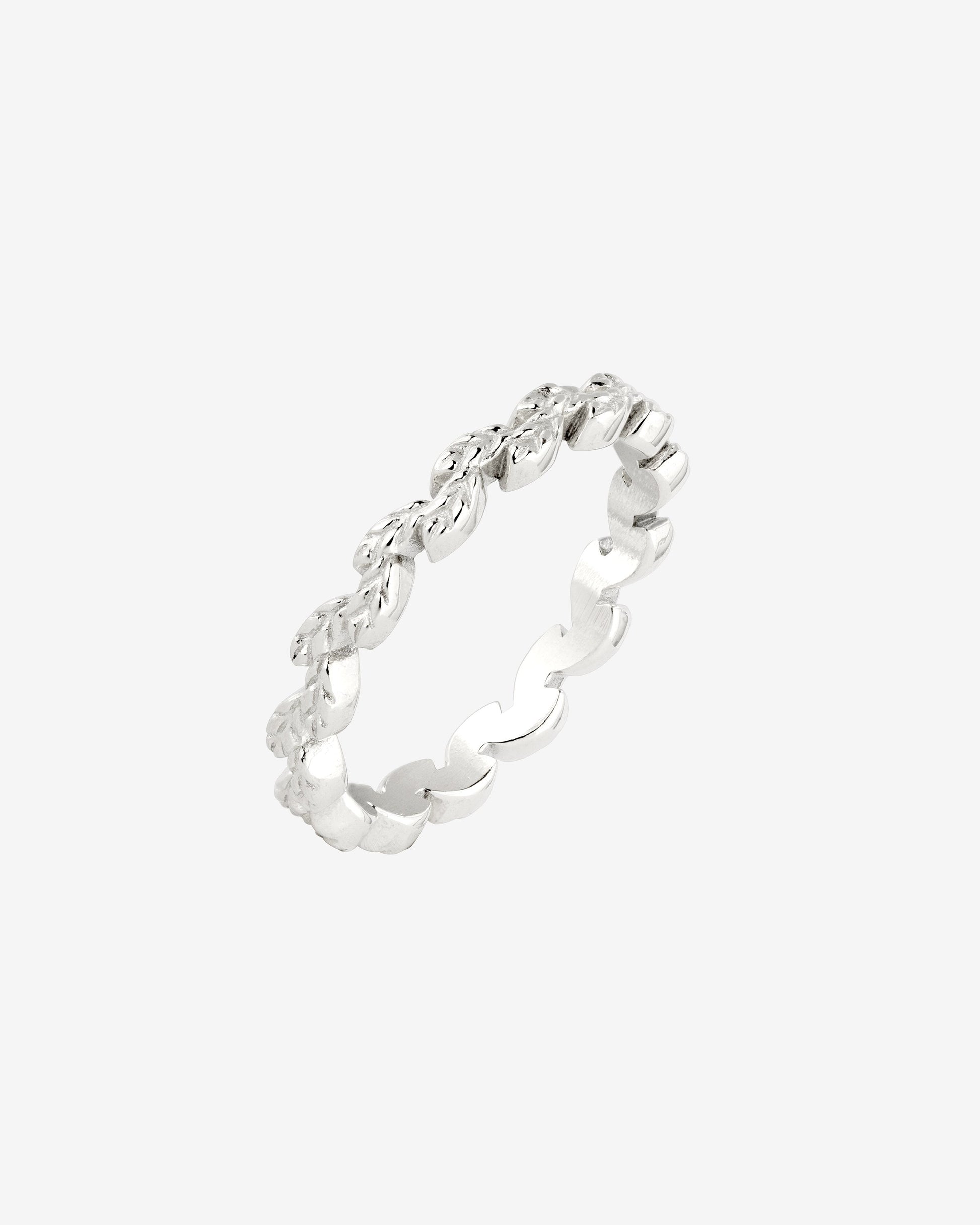 Petal Line Ring Silber