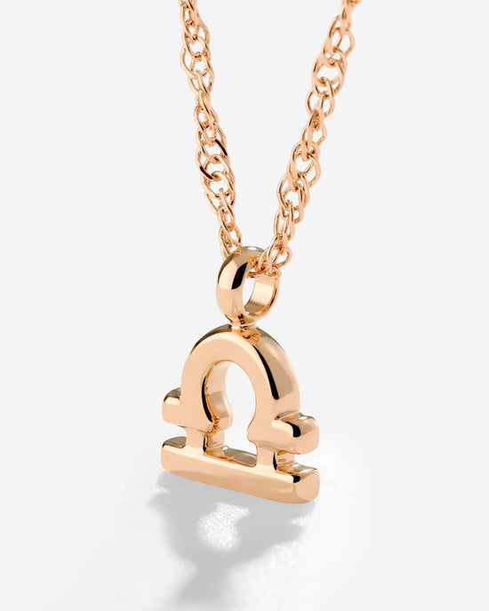Libra Bubble Necklace Rose Gold