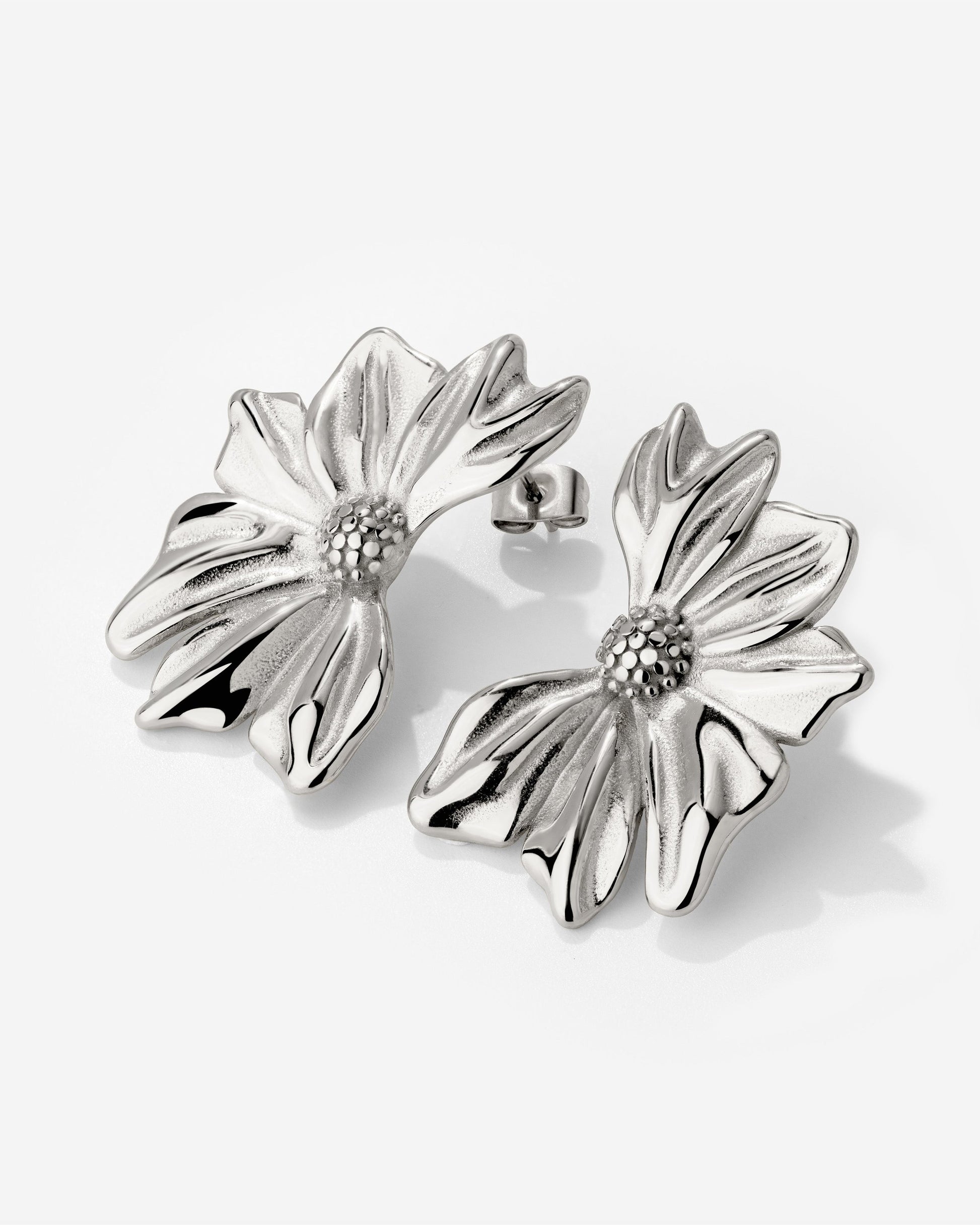 Eternal Bloom Studs Silver