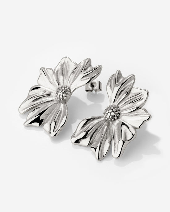 Eternal Bloom Studs Silver