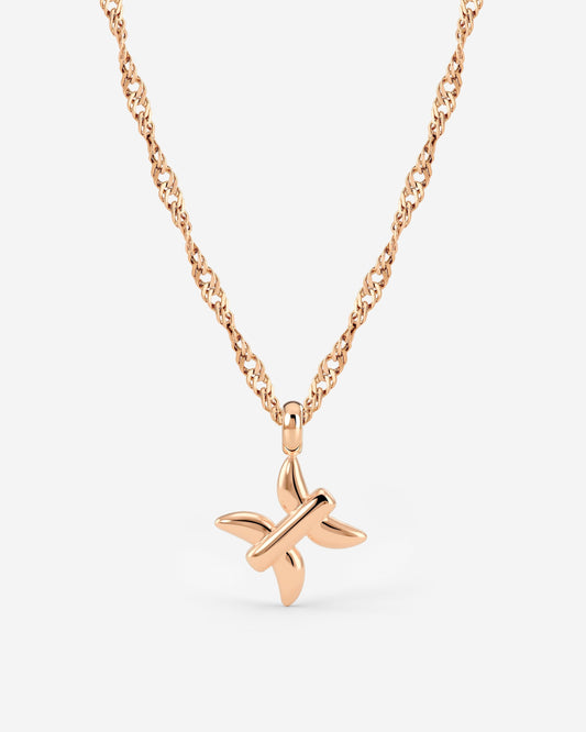 Pisces Bubble Necklace Rose Gold
