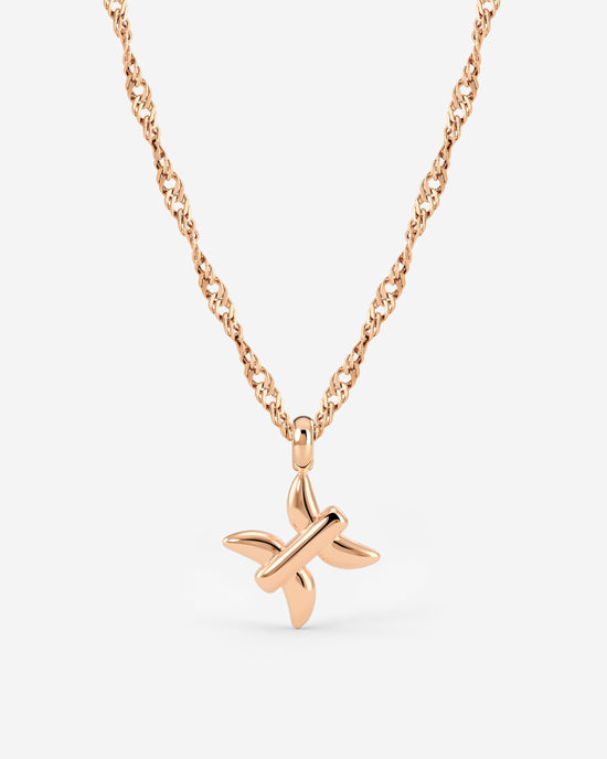 Pisces Bubble Necklace Rose Gold