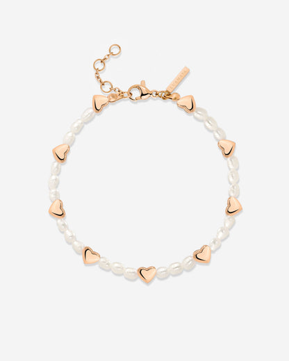 Love Pearls Bracelet Rose Gold