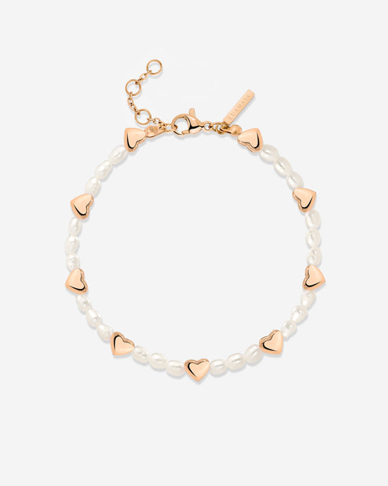Love Pearls Bracelet Rose Gold