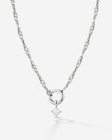 North Star Singapore Chain Necklace Set Silver