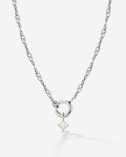 North Star Singapore Chain Necklace Set Silver