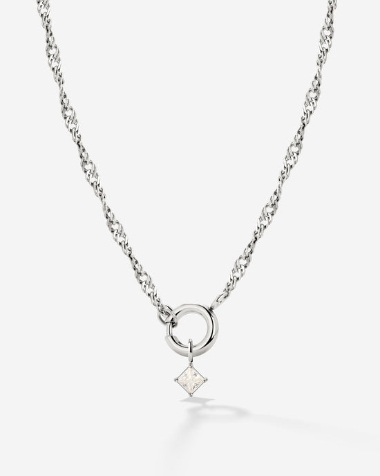 North Star Singapore Chain Necklace Set Silver