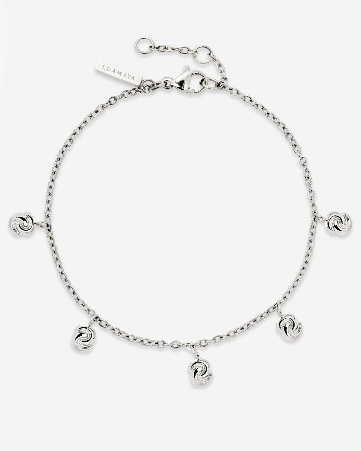 Tides of Time Anklet Silver