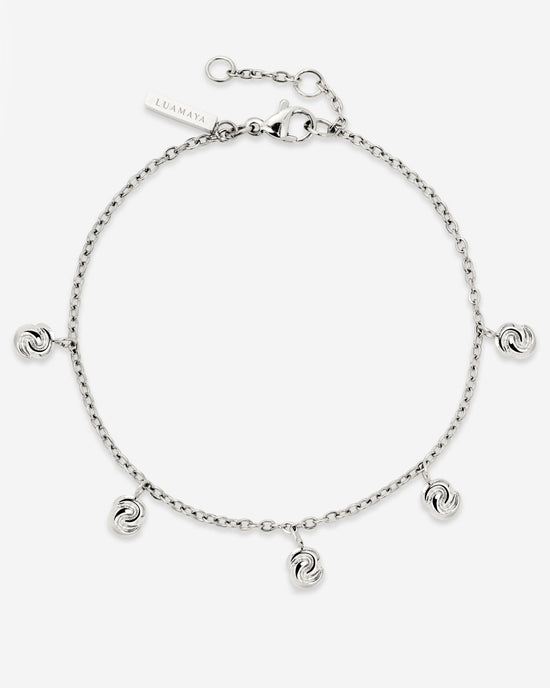 Tides of Time Anklet Silver