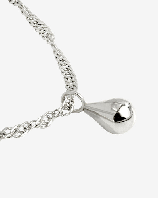 Drop it Necklace Silver