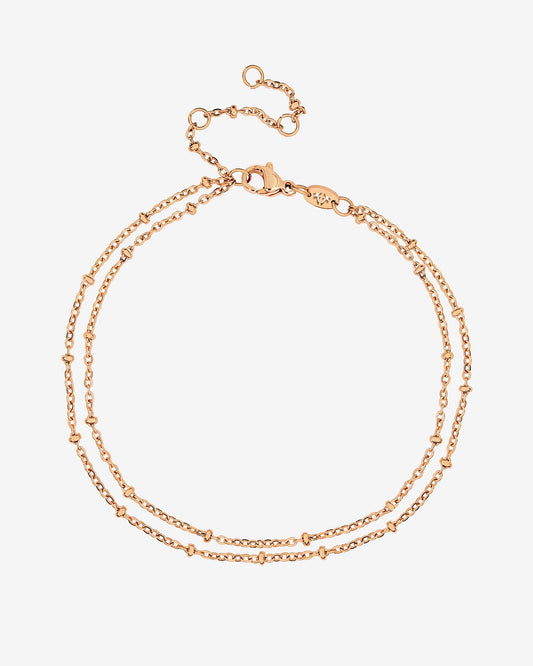 Puebla Anklet Rose Gold