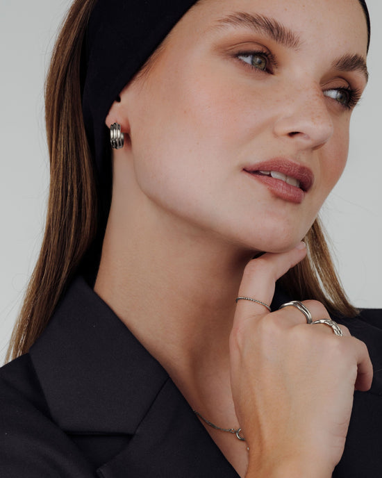 Halo Hoops Silver