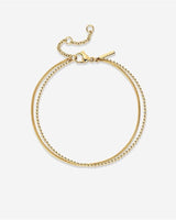 Duo Beads Bracelet gold