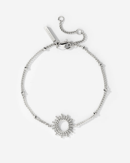 Sunny Beads Bracelet Silver