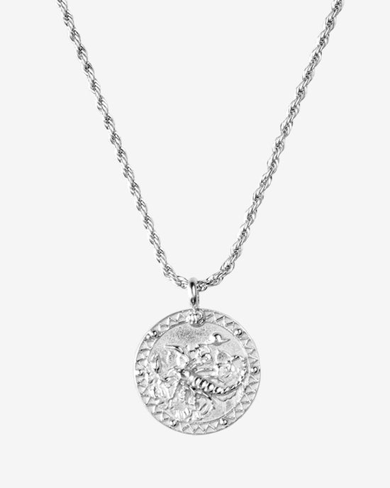 Zodiac Sign Necklace Silver