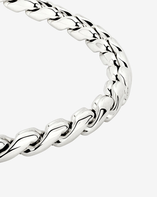 Spiral Links Necklace Silver