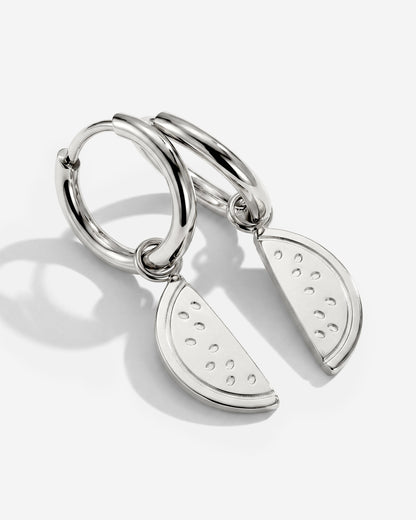 Melony Hoop Set Small Silver
