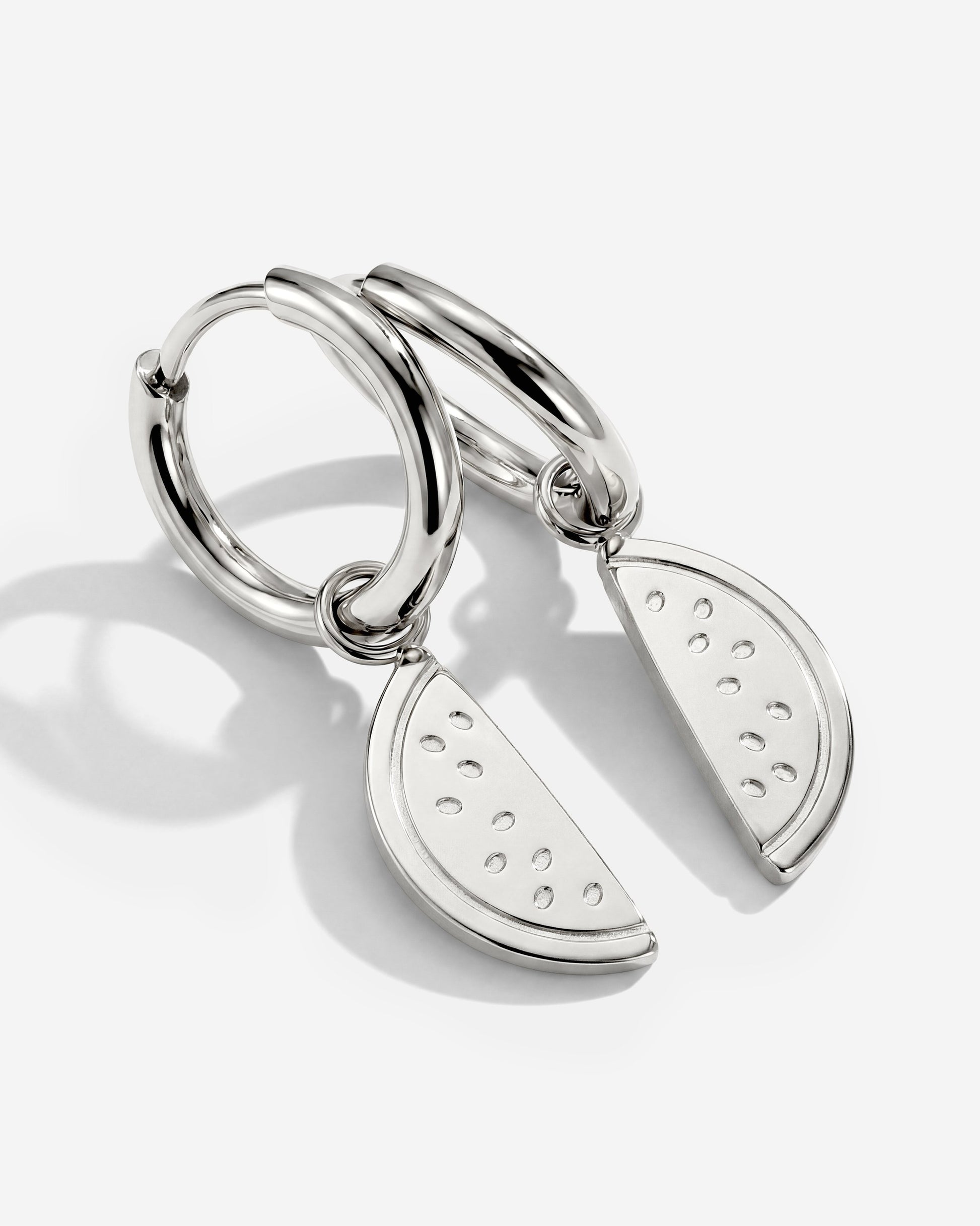 Melony Hoop Set Small Silver