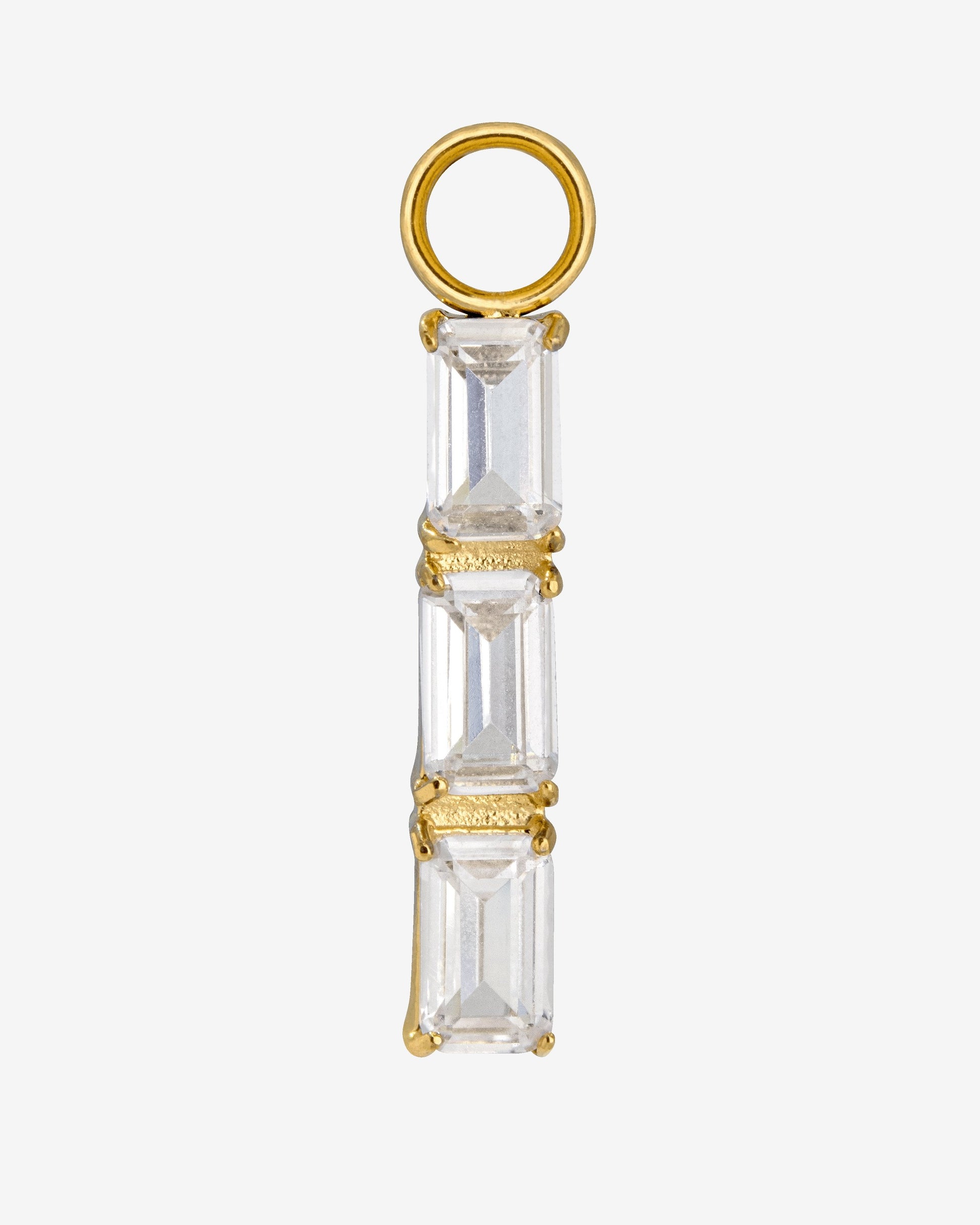Baguette Bundle Hoop Set Small Gold