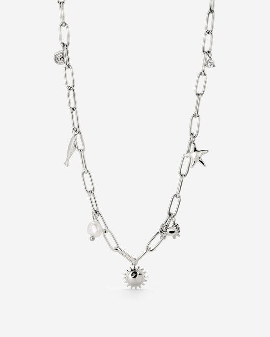 Seaside Treasures Necklace Silver
