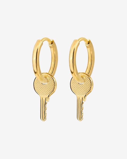Low-key Hoop Set Small Gold