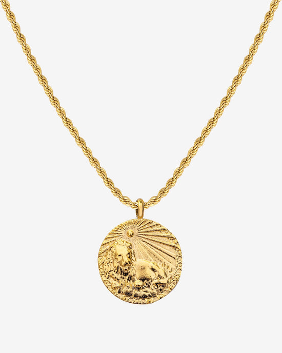 Zodiac Sign Necklace Gold