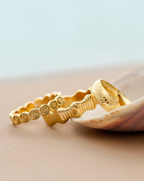 Swirl'n Ring gold