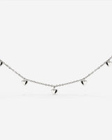 Lovely Heart Choker Silver