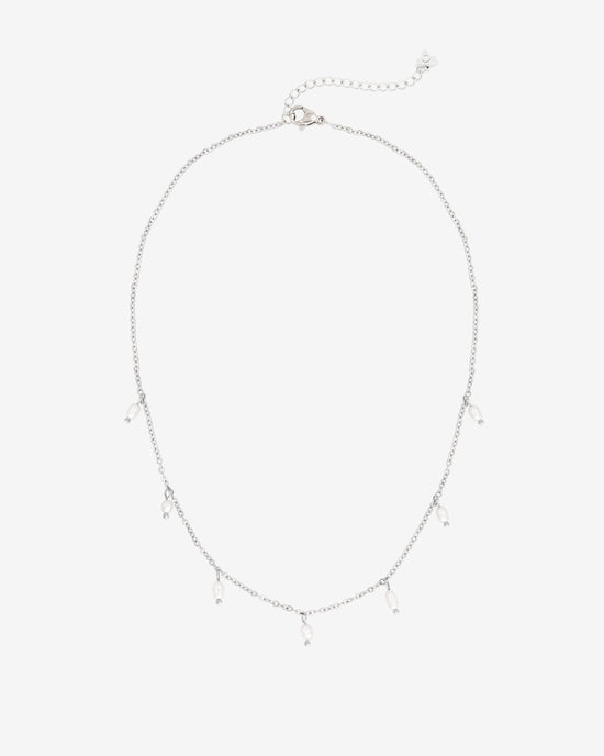 Perla Blanco Choker Silver