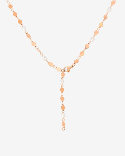 Lovingly Visavie Necklace Rose Gold