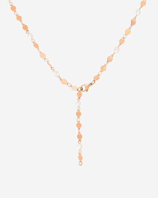 Lovingly Visavie Necklace Rose Gold