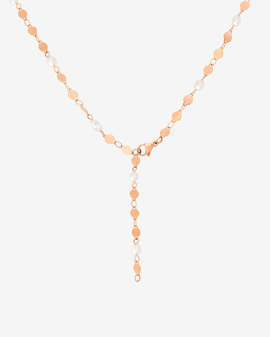 Lovingly Visavie Necklace Rose Gold