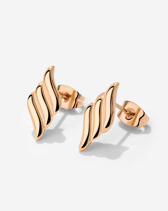 Lustrous Studs Rose Gold