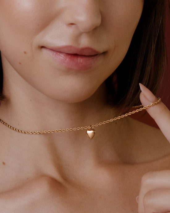 Sweetieheart Necklace Rose Gold