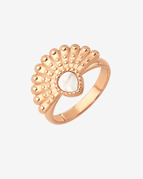 Incredible Lien Peacock Ring Rose Gold