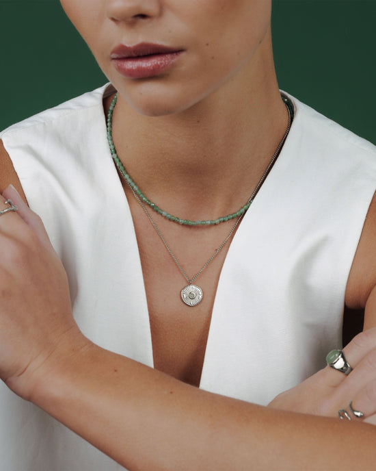 Moss Necklace Silver