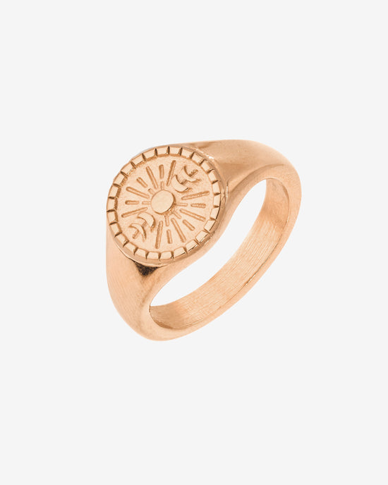 Power Krissi Signet Ring Rose Gold