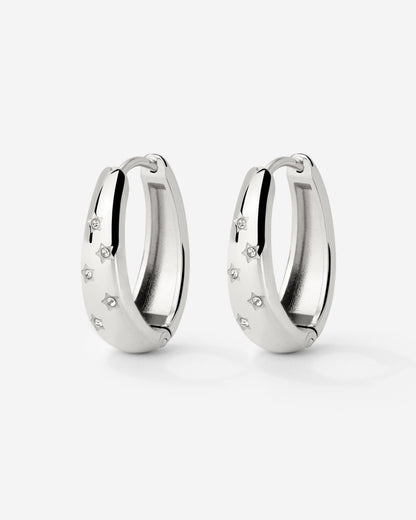 Starstruck Hoops Silver