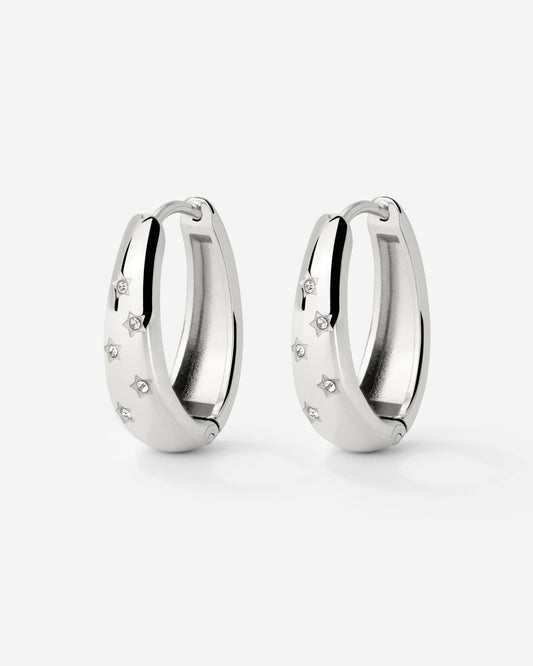 Starstruck Hoops Silver